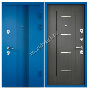 Синие входные двери в квартиру SVK-36 - купить от производителя Мосдвери Синие входные двери в квартиру SVK-36