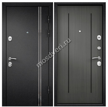 Черная входная дверь в квартиру CHD-16 - купить от производителя Мосдвери Черная входная дверь в квартиру CHD-16