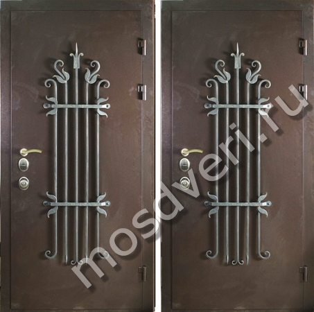 Дверь с ковкой с 2-х сторон - купить от производителя Мосдвери Дверь с ковкой с 2-х сторон